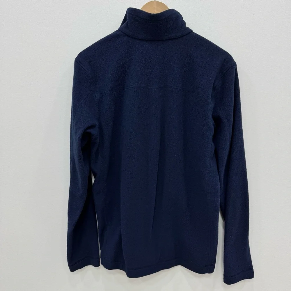 Patagonia Men’s Micro D fleece 1/4 zip pullover Navy Blue Sz Small - Picture 7 of 7